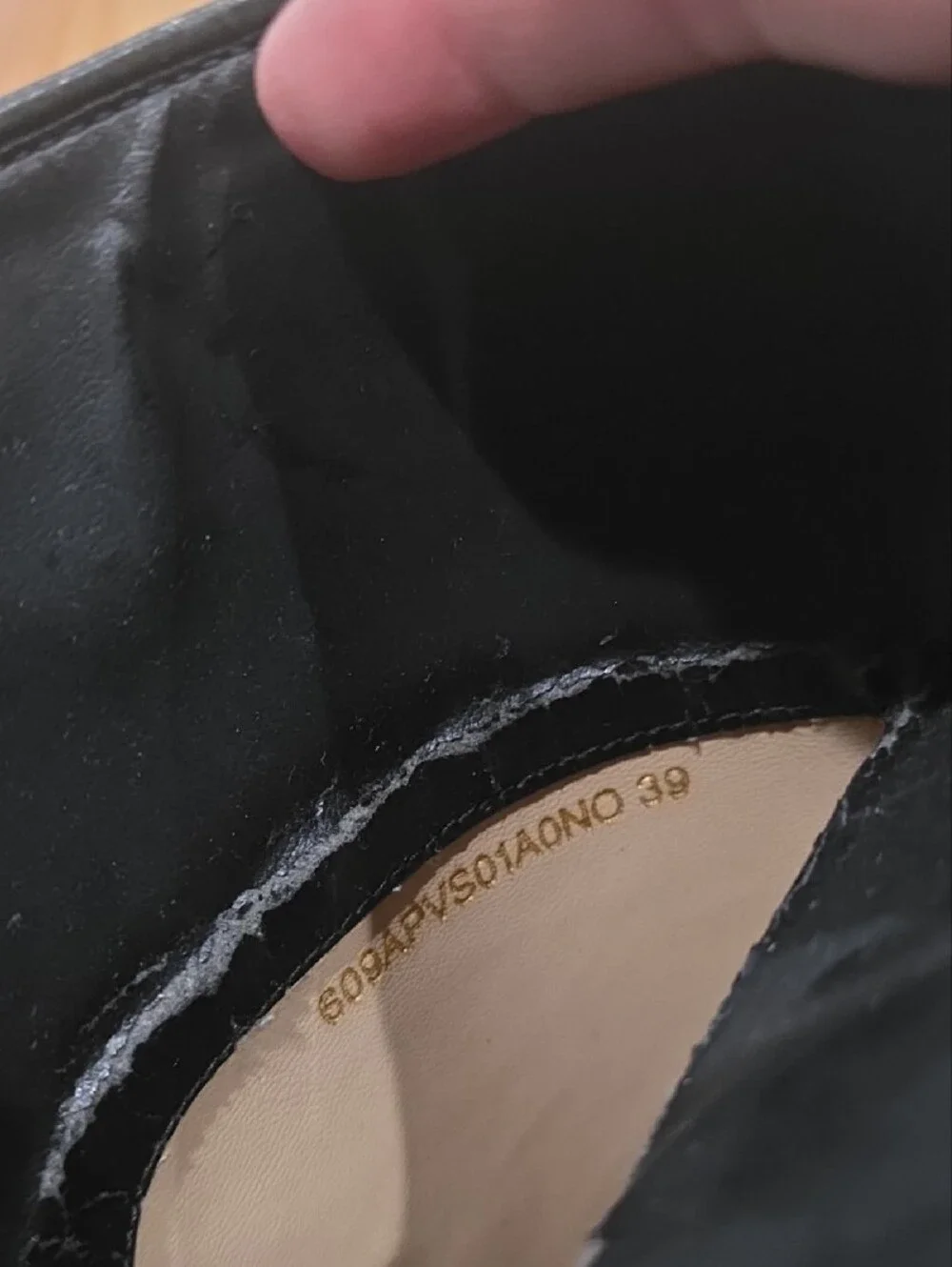 Valentino Black With Gold Stub Rain Boot